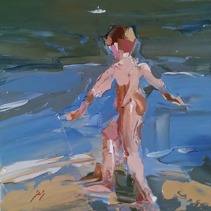 Naked Boy - Sally Cummings Shisler