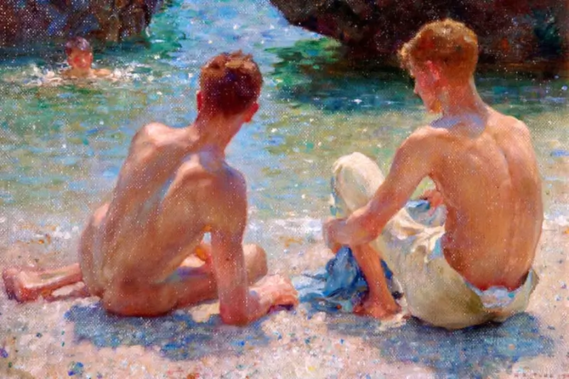 The Critics - Henry Scott Tuke