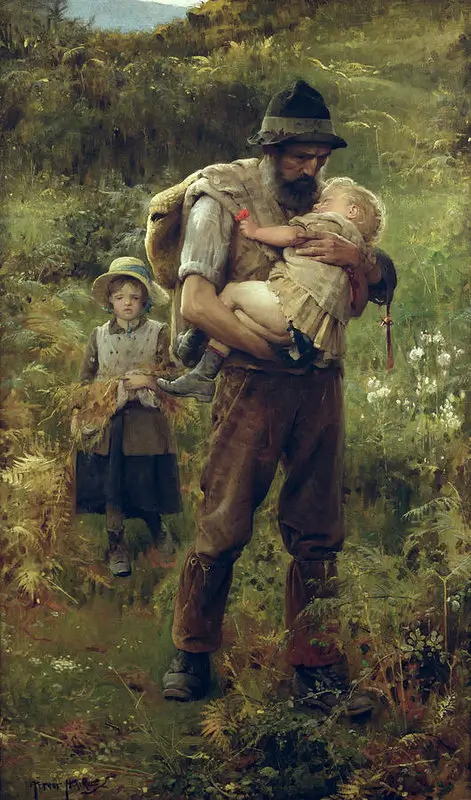 A Heavy Burden - Arthur Hacker