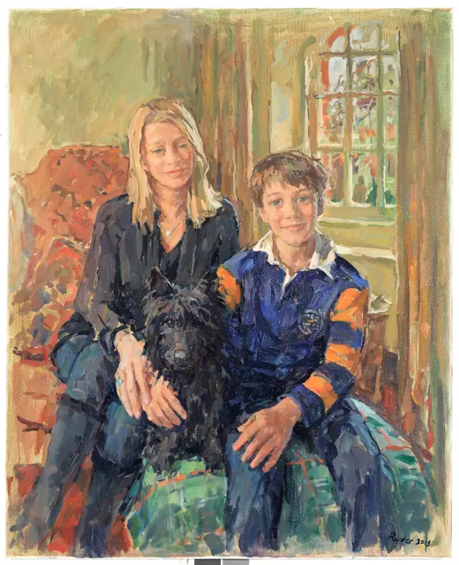 Georgie and Jamie with Ziggy- Susan Ryder (2019)
