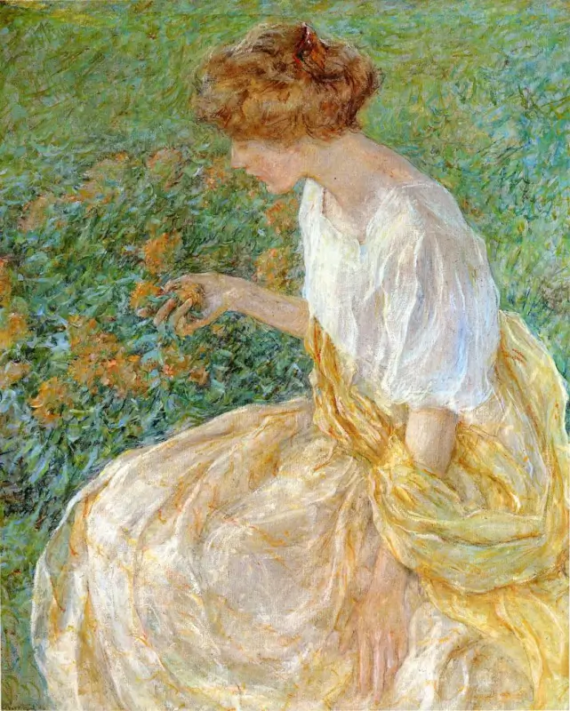 The Yellow Flower- Robert Lewis Reid