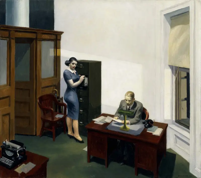 Office at Night - Edward Hopper