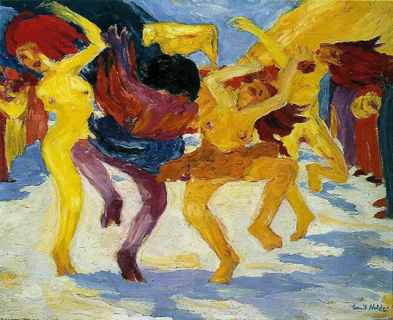 Dance Around the Golden Calf - Emil Nolde