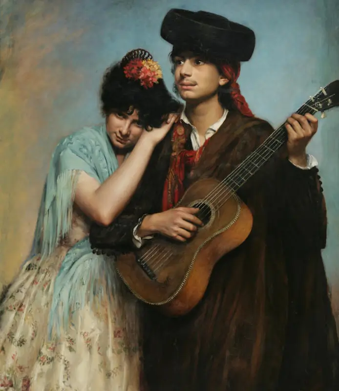 Antonia de Banuelos Thorndike - The Guitar Player