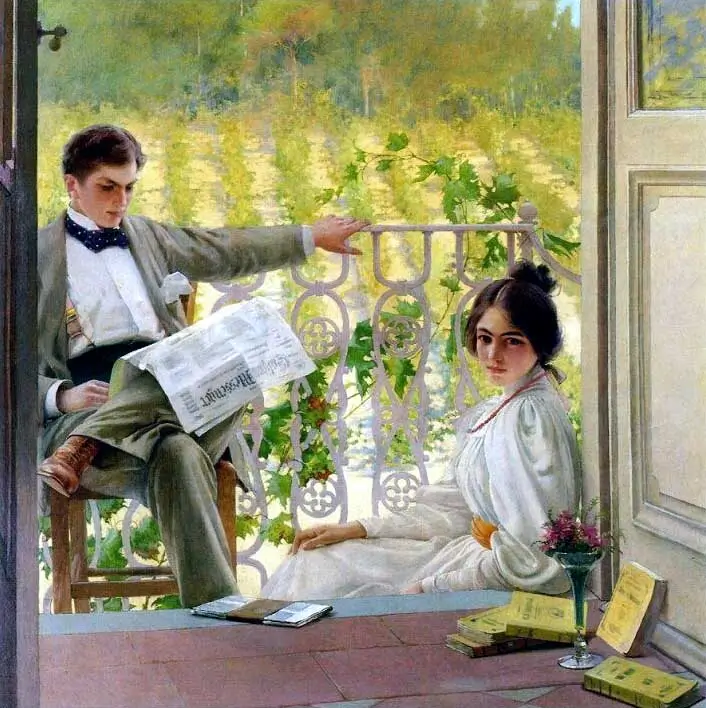 Pomeriggio In Terezza - Vittorio Matteo Corcos