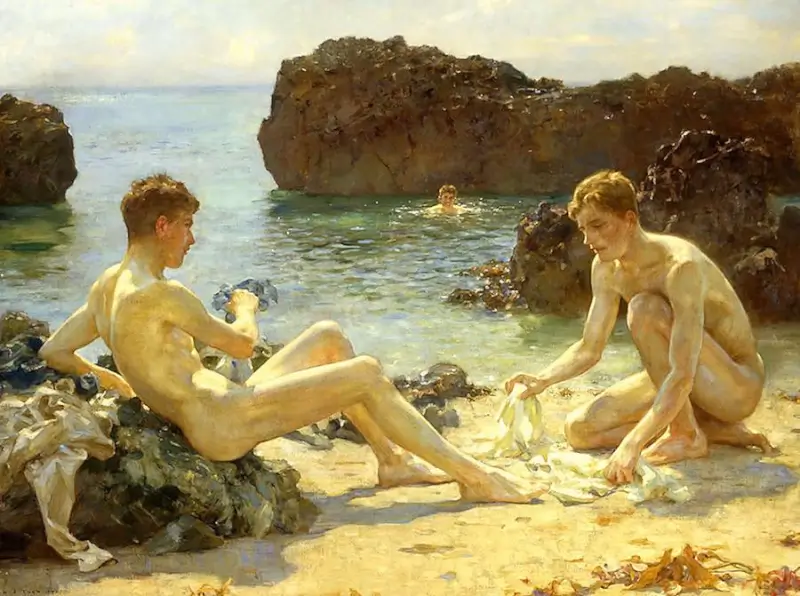 The Sunbathers - Henry Scott Tuke