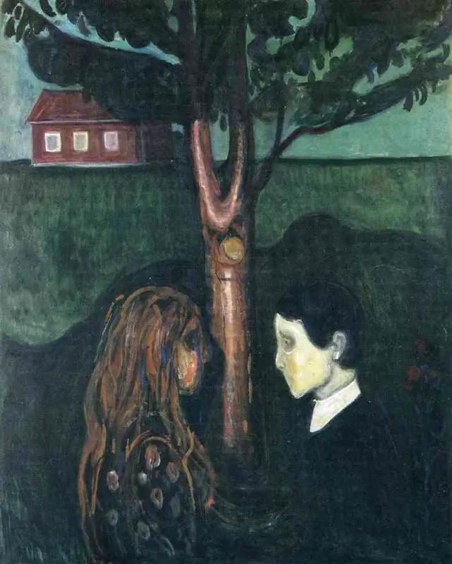 Eye in Eye - Edvard Munch