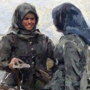 Two Female Employees - Nikolay Kasatkin