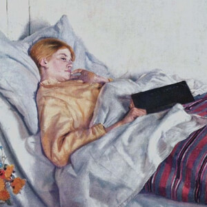The Sick Girl - Michael Peter Ancher