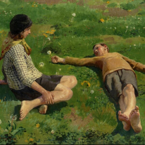 Cornish Children - Harold Harvey