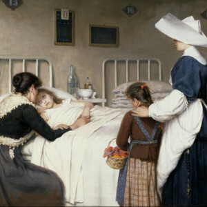 Mother's Visit to the Hospital - Enrique Paternina García Cid