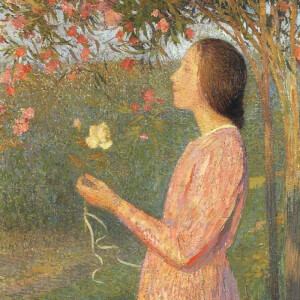 The Rose Robe - Henri Martin