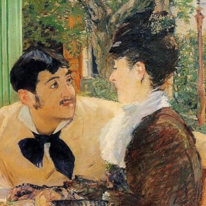 Chez Le Pere Lathuille - Edouard Manet